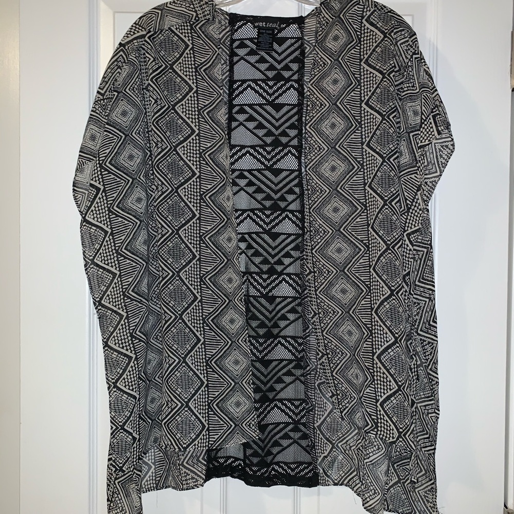 Black and white coverup